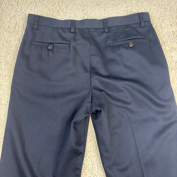 DOCKERS Men's Chino Pants 36X30 Navy Blue Chinos D2 Cotton Straight Leg - Picture 4 of 8